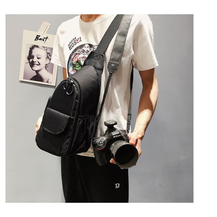 กระเป๋าถือกระเป๋ากล้องไหล่ไนลอนคาดอกกระเป๋าสำหรับ-sony-กล้องดิจิตอล-nikon-dslr-ฟิลเตอร์เลนส์ใต้น้ำกล้องดิจิตอล