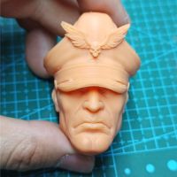 Unpainted 16 Scale Bald Man กับหมวก Head Sculpt สำหรับ12นิ้ว Action Figure ตุ๊กตาภาพวาดการออกกำลังกาย No.026