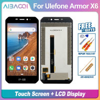 AiBaoQi ยี่ห้อใหม่หน้าจอสัมผัสจอแสดงผล LCD สำหรับ Ulefone Armor X6เกราะ X7เกราะ X7 Pro 9.0ศัพท์