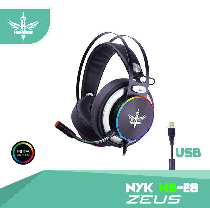 Headphone Gaming NYK ZEUS HS E8 RGB | Lazada Indonesia