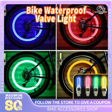 Bike Headlight Cob Angel Eyes Halo Led Ring Light 60 mm Ring Green col – R  J Express