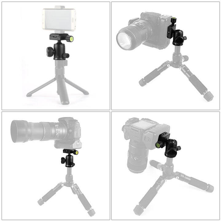 หัวขาตั้งกล้อง-professional-low-profile-video-ball-head-mount-360-panoramic-universal-ballhead-สำหรับ-dslr-ขาตั้งกล้อง-monopod