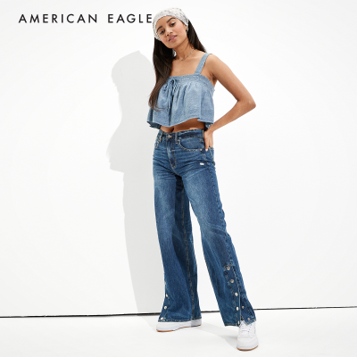 American Eagle Chambray Swing Cami เสื้อ ผู้หญิง คามิ (EWSB 035-3969-523)