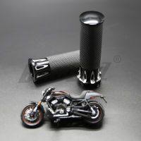 【No-profit】 Gamers Arcade รถจักรยานยนต์สีดำ Hand Grips อลูมิเนียมสำหรับ Harley Sportster 883 1200 XL VRSC Touring Dyna Softail Custom 96-UP Handle B