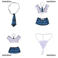 undiesω Women School Girl Uniform Costume Lingerie Halloween y Fancy Dress Outfit ωbase