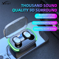 Y60 Tws Bluetooth-compatible 5.1 Wireless Stereo Earphones In-ear Noise Cancelling Waterproof Headset With Charging Case