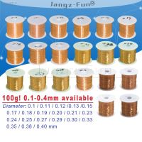 ✺✑❍ 100g Polyurethane Enameled Copper Wire Varnished Diameter 0.1mm To 0.4mm QA-1/155 2UEW For Transformer Wire Jumper