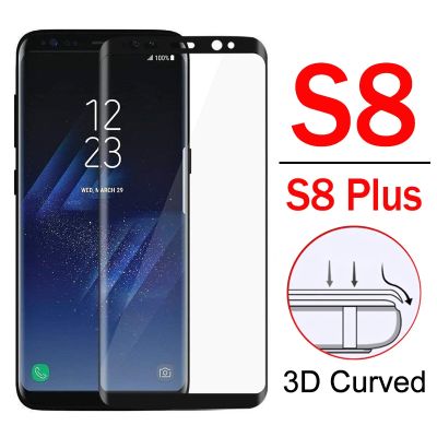 [spot goods]สำหรับ Samsung S8กระจกป้องกัน S 8 Plus S8Plus ปกป้องหน้าจอกระจกเทมเปอร์บน Galaxy 8S 8 Plus Sam แผ่นเกราะ3d ฟิล์มโค้ง