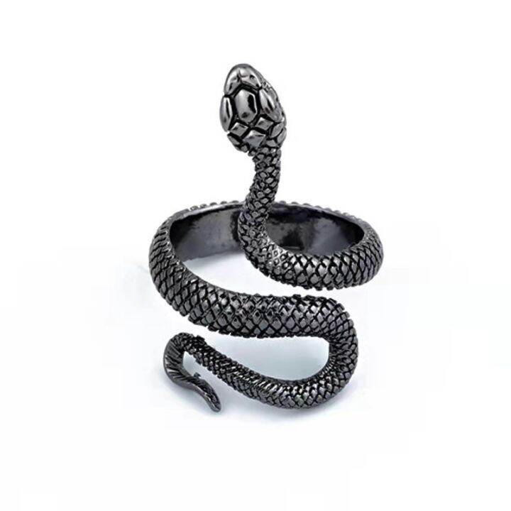 snake-ring-s-925-แหวน-snake-ย้อนยุค-แหวนผู้ชาย-แหวนผู้หญิง-เครื่องรางนำโชค-free-size