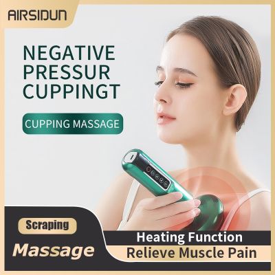Electric Cupping Gua Sha Instrument Meridian Brush Intelligent Vacuum Can Suction Sha Household Dredging Massage Tool