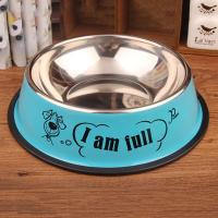 Dog Bowl Stainless Steel Anti-skid Puppy Cat Food Water Feeder