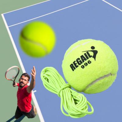 Tennis Ball With Rope Single Tennis Trainer Rebound Ball Gym Practice Tennis Equipment Boxing Training Ball Practice Tennis Ball
