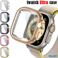 BLUESN Soft Clear Case สำหรับ Apple Watch อัลตร้า49มิลลิเมตร TPU S Mart W Atch ป้องกันหน้าจอสำหรับ Apple Watch ซีรีส์8 7 6 5 4 3 2 1 SE ฝาครอบป้องกัน