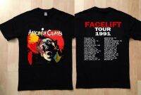 Alice In Chains Lift 1991คอนเสิร์ตทัวร์ใหม่เสื้อยืดวินเทจทุกขนาด