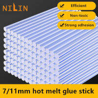 NILIN 10-50 ชิ้น/ล็อต 7 มม./11 มม.โปร่งใส Hot-melt กาวปืนกาวสำหรับปืนความร้อนซ่อมโลหะผสมปืนกาวอุปกรณ์เสริม-Bajinde