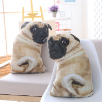 Simulation Dog Plush Pug Toys Soft Lifelike Stuffed Animals Shar Pei Pug Plush Pillow Dolls Sofa Cushion Kids Girls Gift