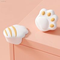 ☬ 1PCS Cute Safety Protector Cartoon Cat Claw Table Corner Edge Protection Cover Anticollision Corner Guards Soft Silicone Baby