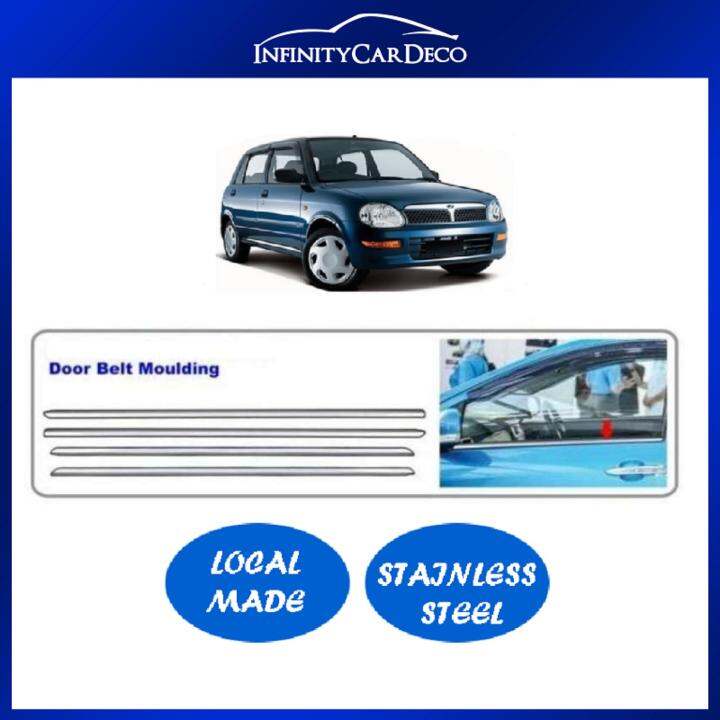 Perodua Kelisa Chrome Door Belt Moulding Trim Cover Lazada