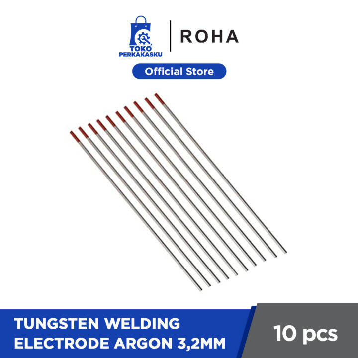 Roha Tungsten Welding Electrode Argon / Jarum Las Argon 3,2mm Lazada