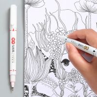 Pack of 12 Dual-ended DIY Graffiti Marker Pen Dual-Tip Permanent Markers Pen Set