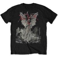 เสื้อยืด Slayer Gravestone Walks 100 อย่างเป็นทางการ MERCH