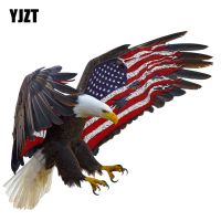 【cw】 YJZT 14CMx11.8CM Car Accessories Motorcycle American Eagle Decal Car Sticker PVC 6-0308