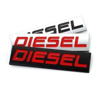 3D Metal Car Sticker Diesel Logo Emblem Badge Decals For BMW Audi Honda Ford Seat Opel Chevrolet Nissin Peugeot Mazda Renault