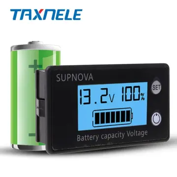 SUPNOVA Battery Monitor 12v 24v 36v 48v 60v 72v Car Golf cart Battery  Indicator