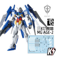 Waterdecal TRS MG AGE-2 Normal #ดีคอลน้ำสำหรับติดกันพลา กันดั้ม Gundam พลาสติกโมเดลต่างๆ