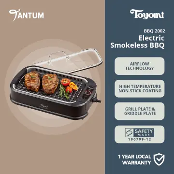 TOYOMI Electric Smokeless BBQ Model: BBQ 2002