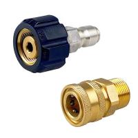 เมตริก M22 14มม.15มม. หมุนอะแดปเตอร์14นิ้ว Quick Plug และ14 "Disconnect Fitting พร้อม M22 Theard สำหรับเครื่องซักผ้าความดัน