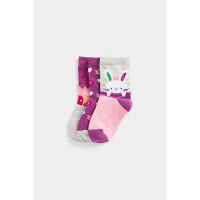 ถุงเท้าเด็กผู้หญิง Mothercare Secret Garden Socks - 3 Pack CD604