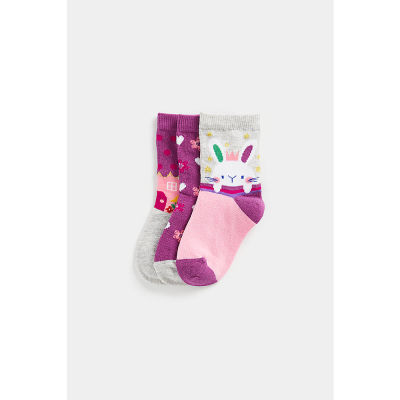 ถุงเท้าเด็กผู้หญิง Mothercare Secret Garden Socks - 3 Pack CD604