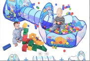 QQ 3 Trong 1 lều em bé Playpen Với Đường Hầm Trẻ Em Nhà banh Lớn trẻ em