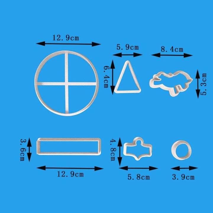 worth-buy-6ชิ้น-เซ็ตเค้กขนมเบเกอรี่แม่พิมพ์-sugarcraft-ม้าหมุนตัดคุกกี้-f-ondant-เครื่องมือตกแต่งเค้กบิสกิตตัดแม่พิมพ์
