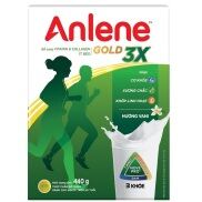 Sữa bột Anlene Gold 3X hương Vanilla hộp giấy 440g