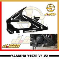 ยามาฮ่า Y15zr V1 V2เบลลิปมันคาร์บอน/สีดำตัวยึดฟรี-สกรูฝาครอบล่างนำเข้าจากเวียดนาม