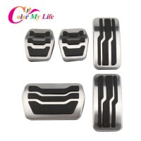 สแตนเลสแป้นเหยียบรถยนต์แผ่นเหยียบฝาครอบสำหรับ Ford โฟกัส2 3 4 MK3 MK2 MK4 RS ST 2005-2021 Kuga Escape 2009-2021