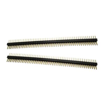 20pcs Single Row Needle 1x50p 50pin 1.27mm Pitch Straight Male Pin Header New Wholesale