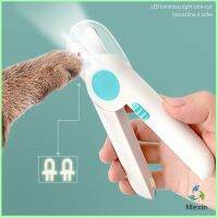 Mexin  กรรไกรตัดเล็บสัตว์เลี้ยง มีไฟ LED ใช้สำหรับตัดเล็บสุนัขหรือแมว LED pet nail scissors