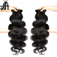 30 นิ้ว Body Wave Human Hair Bundles สําหรับผู้หญิงผิวดํา Brazilian Hair Weaving 3/4 Pcs Non Remy Hair Weft จัดส่งฟรี