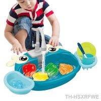 【hot】❖♠♣  Electric Sink Set Circulating Simulated Basin Parent-child Games Toddlers