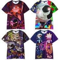 2022 New Sundrop FNAF Sun Joker Short Sleeve 3D Digital Printed European and American Childrens T-shirt