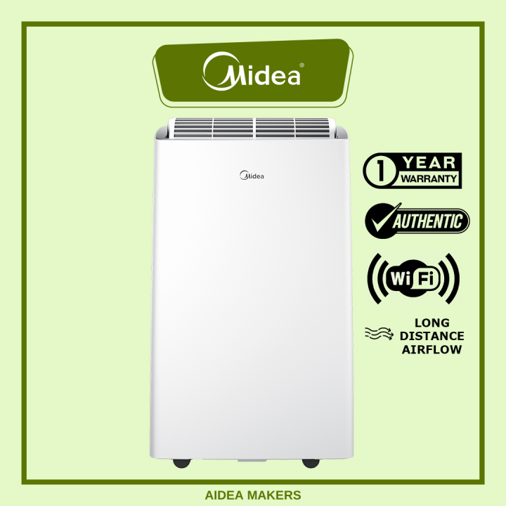 Midea Portable Aircon, Smart Wifi Remote Control, 12,000 BTU, MPPT