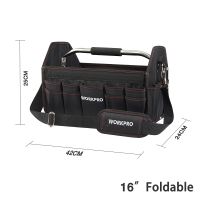 WORKPRO Tool Bag Organizer Tools Storage Bag Tool Kits Shoulder Packing Bag Handbag 600D Polyester Foldable Not Foldable Pack