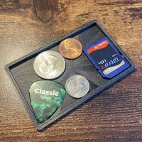 【CC】♟  New Coin Tray Aluminum Metal Wallet Purse Card Holder Desk Man