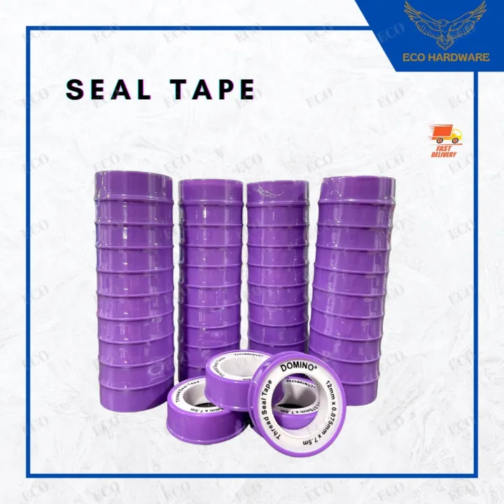 DOMINO Thread Seal Tape White Tape/ PTFE Seal Tape PVC Pipe Tape Air