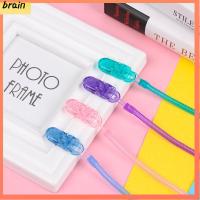 BRAIN 1PC DIY ทารก เคี้ยวของเล่น สายรัดหัวนม ห่วงโซ่จุก การงอกของฟันของทารก คลิปจำลอง