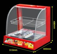 ตู้อุ่นโชว์อาหาร ตู้โชว์อาหารร้อน 2ชั้น 2ถาด ประตูเลื่อน กระจกโค้งร้อนตู้โชว์อาหารร้อนกระจกตู้กลับเลื่อนประตู