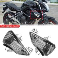 กล่องคลุมไฟสัญญาณเลี้ยวด้านหน้าของ Kawasaki EX650 ER-6N Ninja 650 400R ควัน EX400